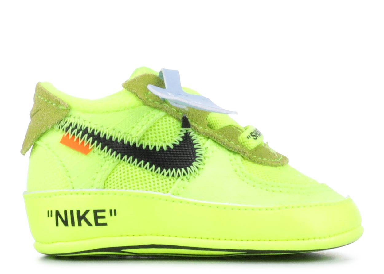 Off White X Air Force 1 Low (CB/Crib) "Volt"