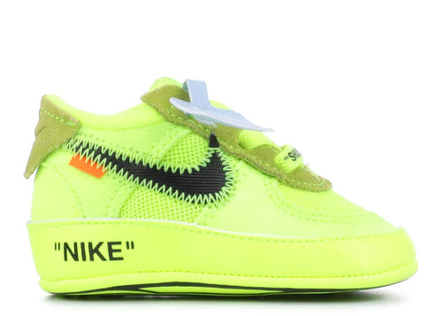 Off White X Air Force 1 Low (CB/Crib) "Volt"