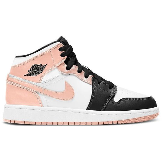 Air Jordan 1 Mid "Crimson Tint Toe" (GS/Juniors) (2021)