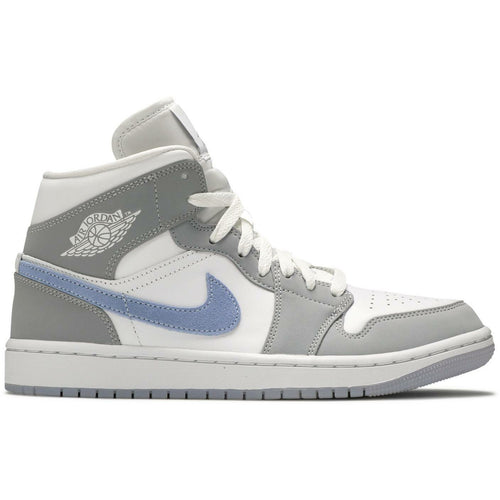 Wmns Air Jordan 1 Mid "Wolf Grey Aluminum" (2021)