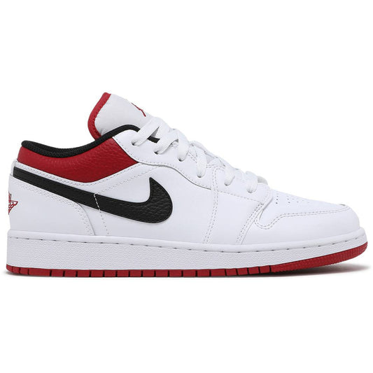 Air Jordan 1 Low "White Gym Red" (GS/Juniors) (2021)
