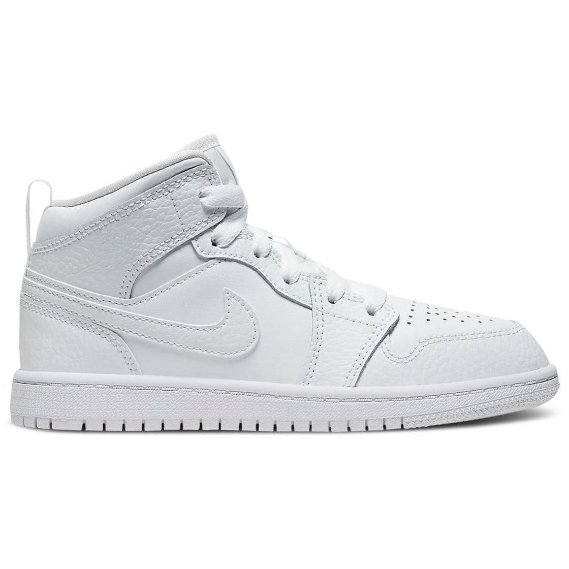 Air Jordan 1 Mid Retro "Triple White" (PS/Kids)