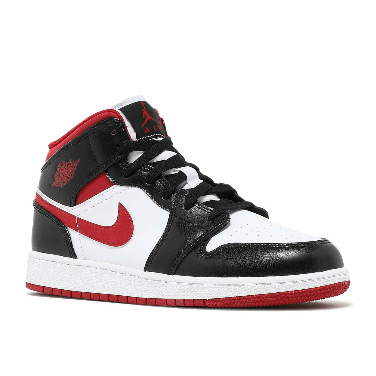 Air Jordan 1 Mid "Gym Red Black White" (GS/Juniors) (2021)