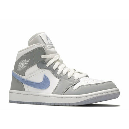 Wmns Air Jordan 1 Mid "Wolf Grey Aluminum" (2021)