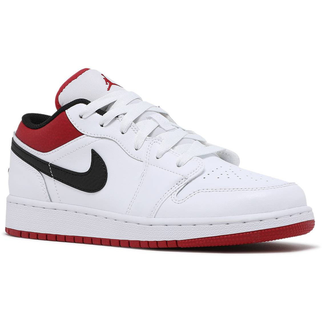 Air Jordan 1 Low "White Gym Red" (GS/Juniors) (2021)