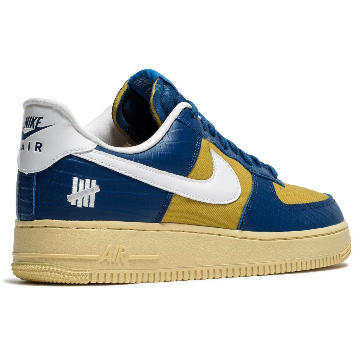 Undefeated x Air Force 1 Low "Blue Croc" (2021)