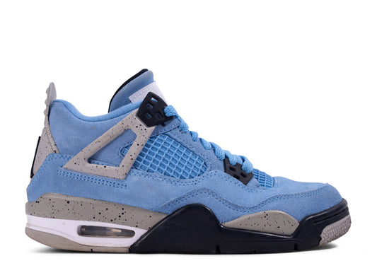 Pre-owned Air Jordan 4 Retro "University Blue" (GS/Juniors) (2021) UK4