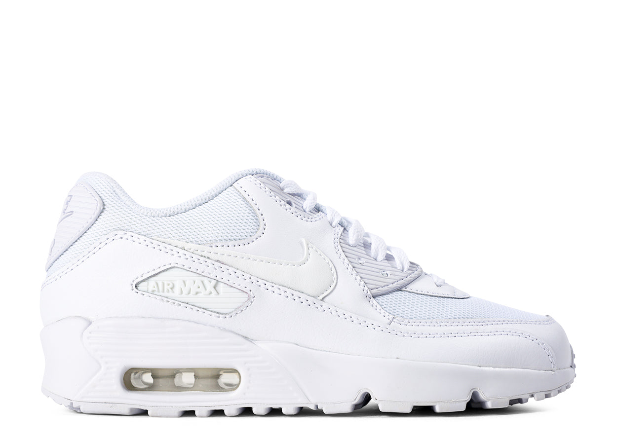 Air Max 90 Mesh "Triple White" (GS/Juniors)