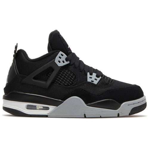 Air Jordan 4 Retro "Black Canvas" (GS/Juniors) (2022)